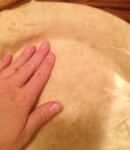 19-Fresh Pumpkin Pie_press dough in corners of pan