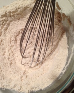 Foolproof Lightened Banana Bread_Whisk Flour Mixture