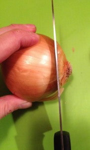 Apple Pumpkin Soup_Cut Onion