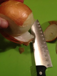 Apple Pumpkin Soup_Peel Onion