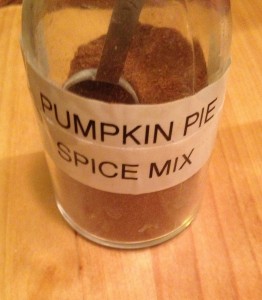 Pumpkin Pie Spice Mix