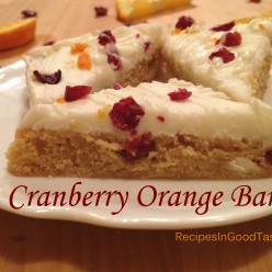 Cranberry Orange Bars