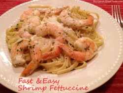 Fast & Easy Shrimp Fettuccine