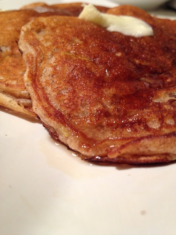 Apple Pecan Pancakes 