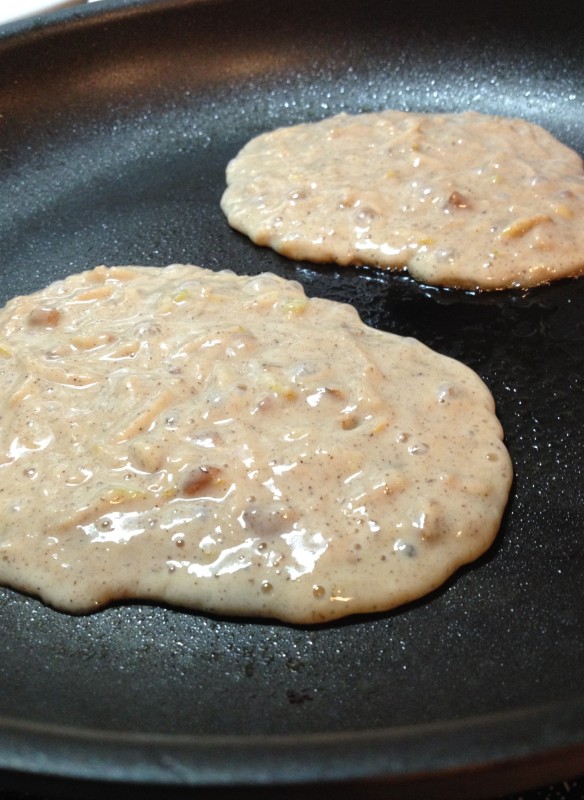 Apple Pecan Pancakes 