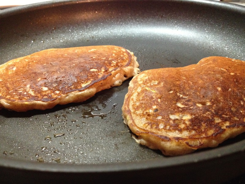 Apple Pecan Pancakes 