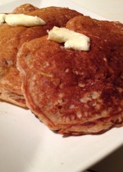 Apple Pecan Pancakes