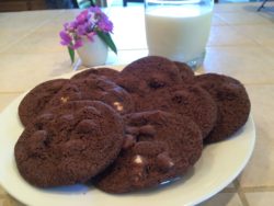 Triple Chocolate Cookies